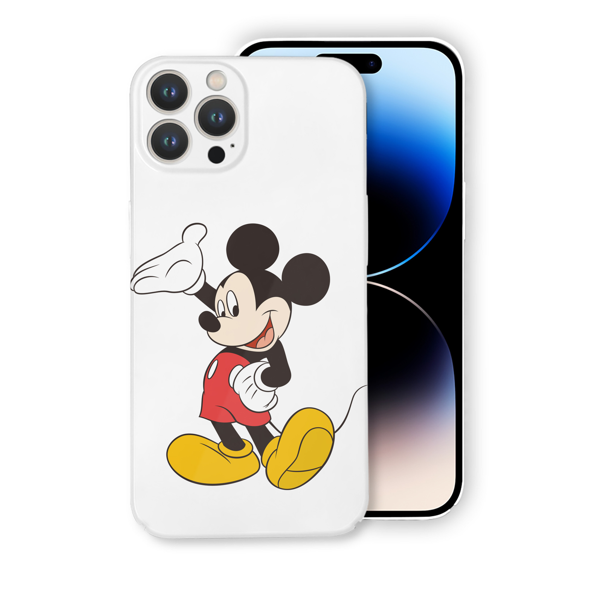（画像用） ミッキーマウス Mickey Mouse 【iPhone 14シリーズ対応】ハードケース